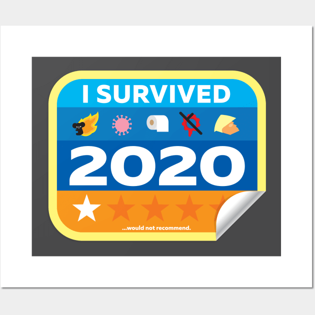 I survived 2020 Wall Art by Papa Gede